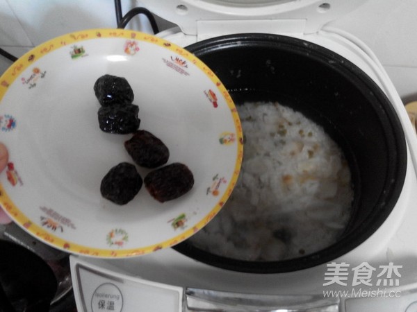 Mung Bean Lily Congee recipe