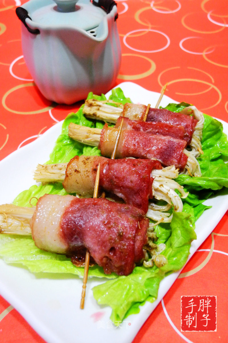 Bacon Golden Needle Roll recipe