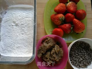 Chocolate Strawberry Daifuku recipe