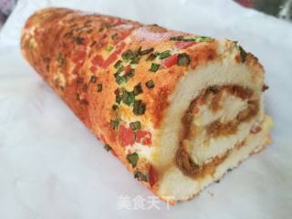 Pork Floss Cake Roll recipe