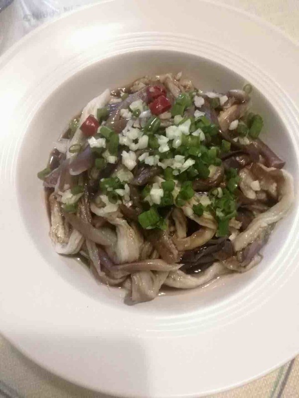 Shredded Garlic Mixed with Eggplant recipe