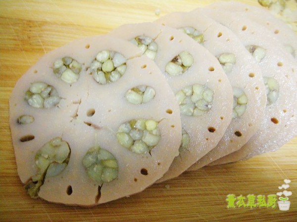 Osmanthus Mung Bean and Lotus Root recipe