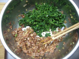 Wild Vegetable Meat Wonton recipe