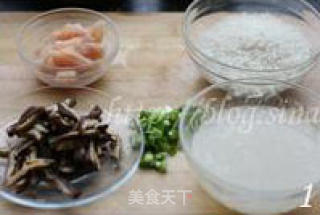 Mushroom Chicken Congee recipe