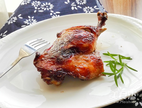 Roasted Duck Leg in Honey Sauce recipe