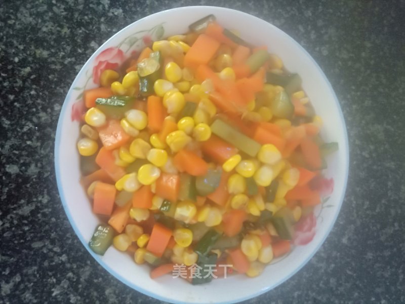 Vegetarian Fried Corn Kernels recipe