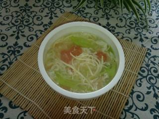 Cucumber and Egg Soup recipe