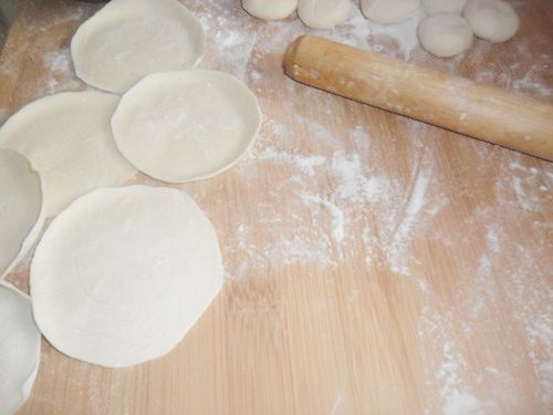 Leek, Tofu and Egg Dumplings recipe