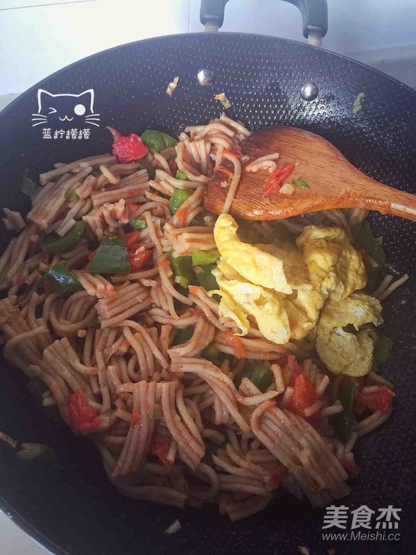 Hometown Food~vegetarian Stir-fried Noodles recipe