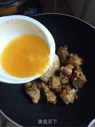 Orange Sauce Pork Ribs recipe