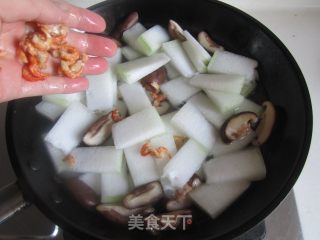 Grilled Winter Melon with Shiitake Mushrooms recipe