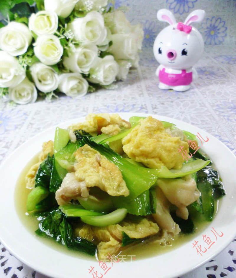 Stir-fried Vegetables with Eggs and Mushrooms recipe