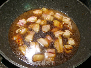 Braised Pork Belly with Plum Vegetables recipe