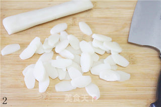 [ning-style Fried Rice Cakes] Soft and Refreshing Fried Rice Cakes recipe