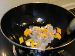 Fried Shrimp with Snow Pea recipe