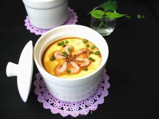 Antarctic Krill Steamed Egg recipe