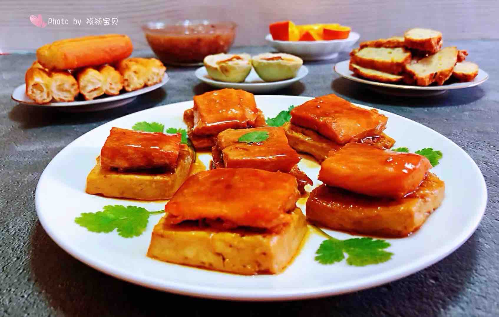 Teriyaki Salmon and Fried Tofu recipe