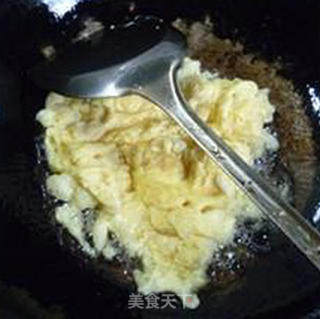 Scrambled Eggs with Tomato and Loofah recipe