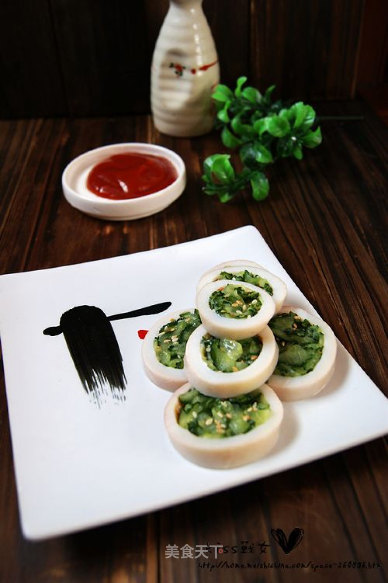 Emerald Squid Roll recipe
