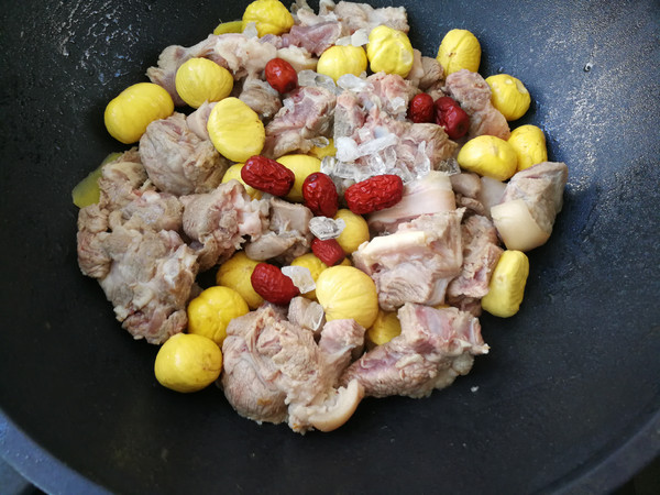 #冬至大如年# Braised Lamb with Five Spices and Chestnuts recipe