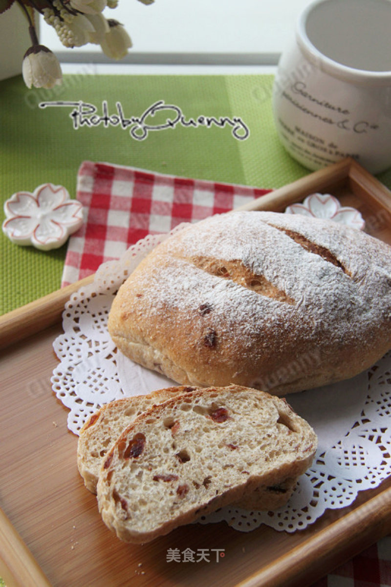 [country Cranberry Bread]-ou Bao Can Also be Soft and Soft recipe
