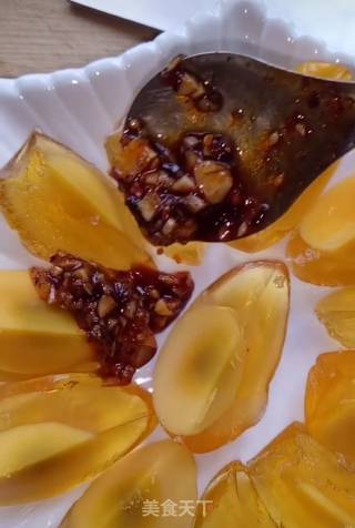 Preserved Egg with Cold Dressing recipe