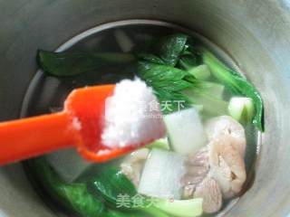 Green Vegetables and Winter Melon Soup recipe