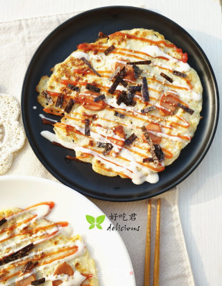 Sausage Okonomiyaki recipe