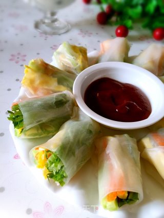 Crystal Vegetable Roll recipe