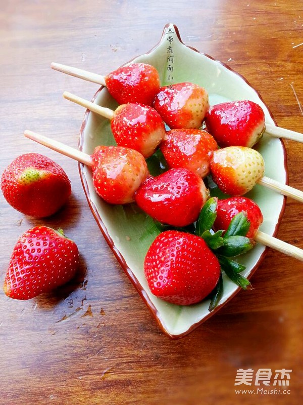 Candied Haws Strawberry Skewers recipe