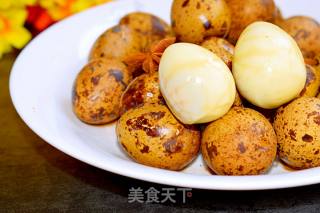 Spiced Tea Quail Eggs recipe