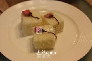 Sakura Coconut Milk Cake recipe