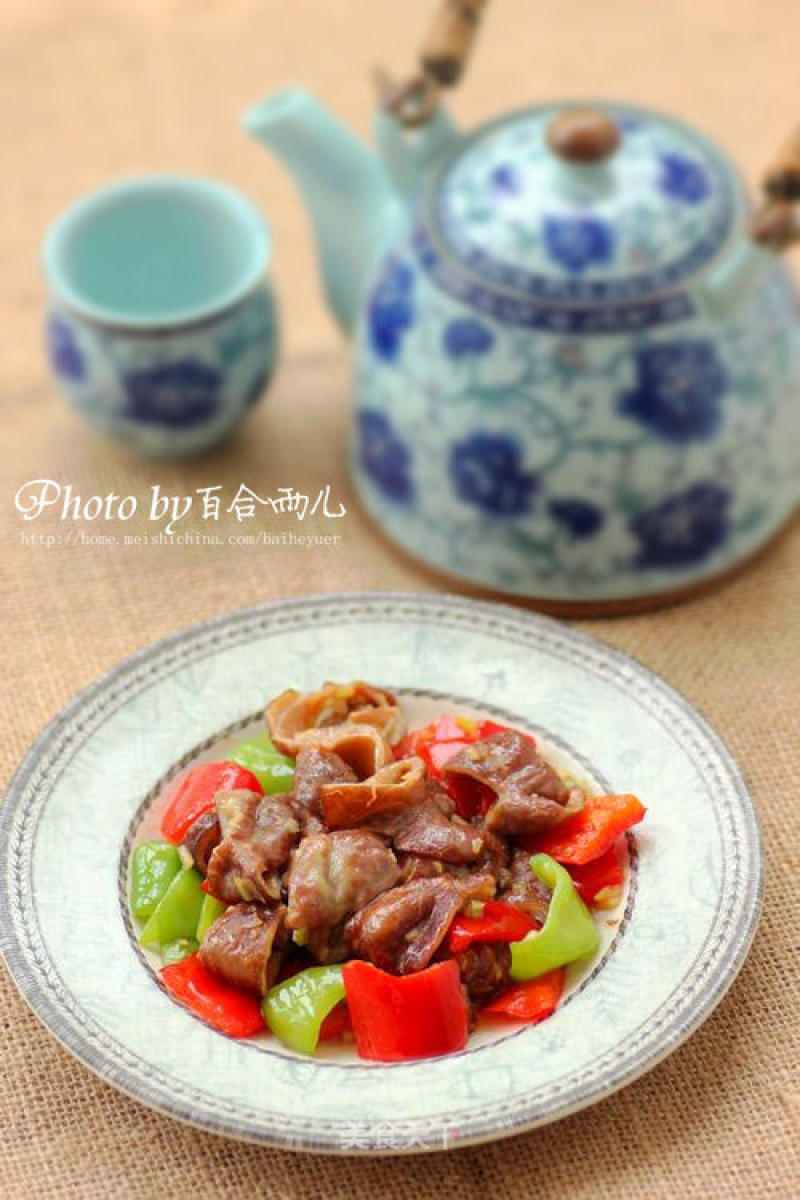 【homemade Stir-fry】fatted Intestines recipe