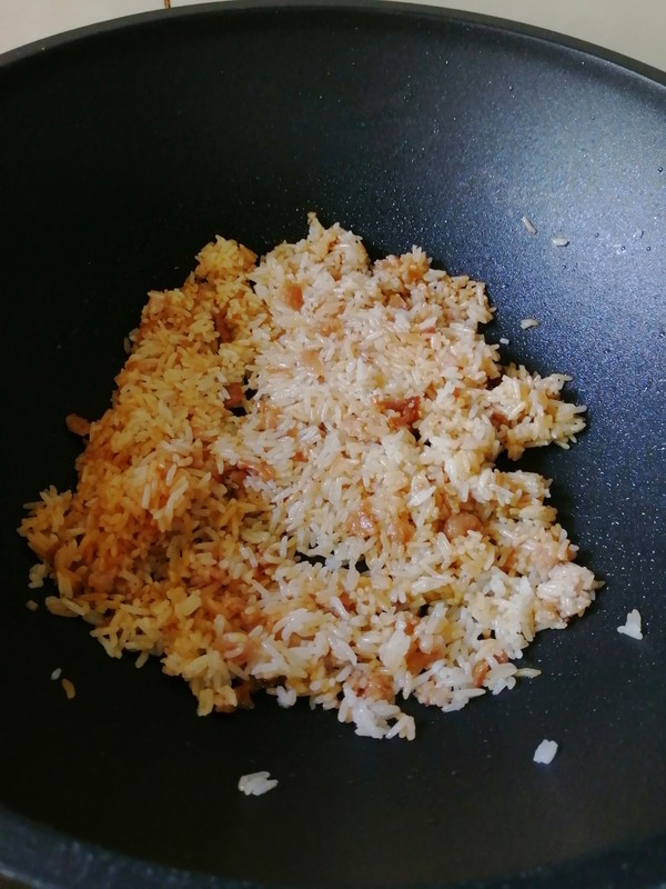 Simple and Delicious~~ Fried Rice with Minced Meat recipe