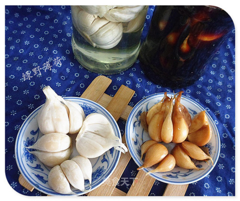 Two-flavor Pickled New Garlic-sweet and Sour Garlic + Pickled Salted Garlic recipe