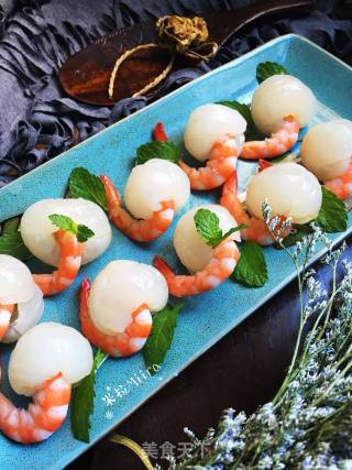 Lychee Stuffed Shrimp recipe