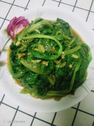 Lettuce in Oyster Sauce recipe