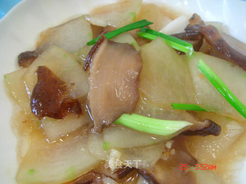 Braised Double Winter in Abalone Sauce recipe