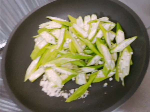 Garlic Okra recipe