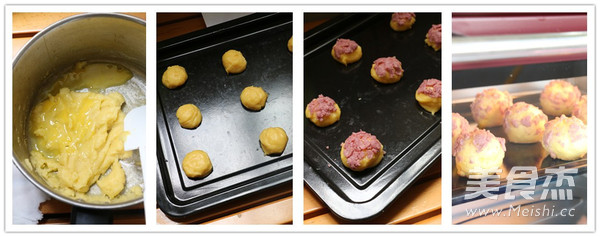 Purple Sweet Potato Puffs recipe