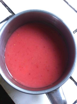 Icy Strawberry Juice recipe