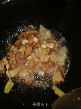 Stir-fried Cauliflower with Pork Belly recipe