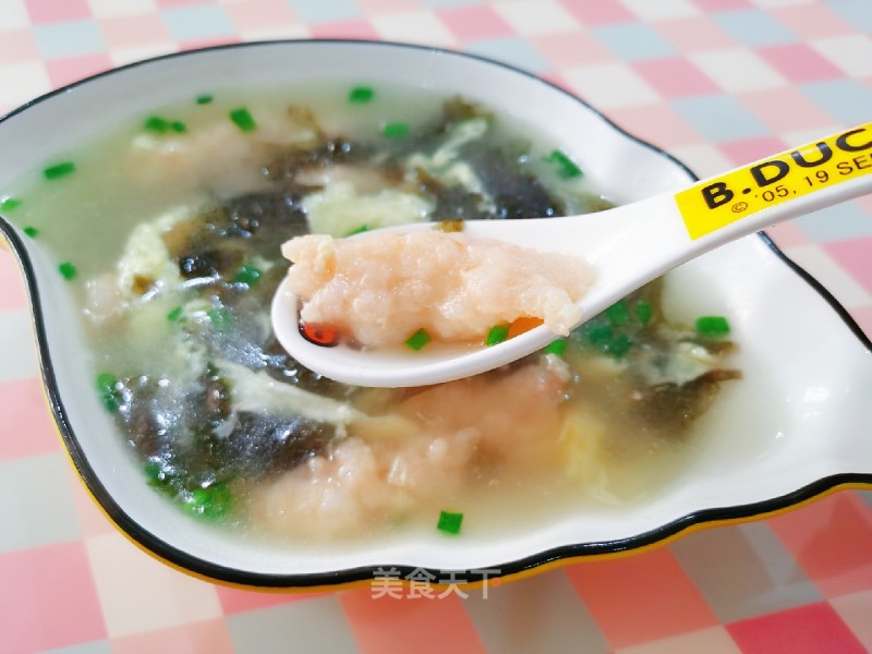 Shrimp and Seaweed Egg Soup recipe