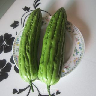 Pan-fried Stuffed Bitter Gourd recipe