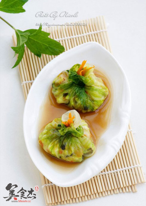 Shrimp and Jasper Lettuce Rice Buns recipe