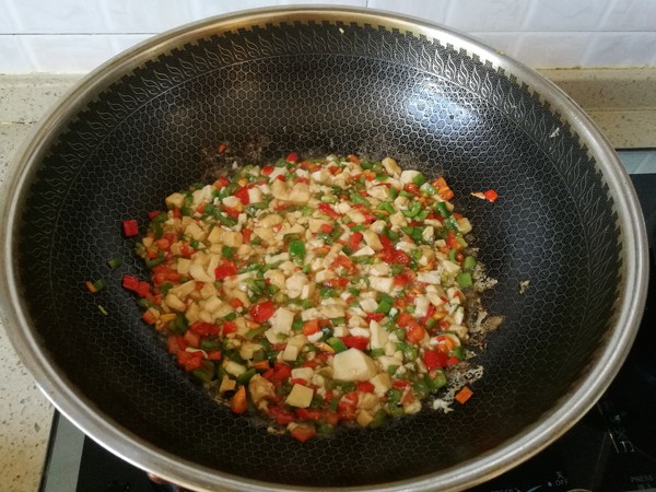 Scrambled Eggs with Double Pepper Tofu recipe