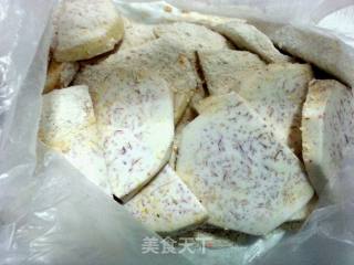 Fried Taro Chips recipe