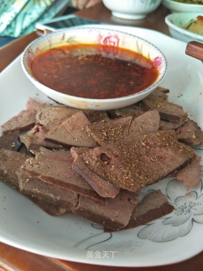 White Sliced Pork Liver recipe