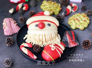 Christmas Pattern Buns recipe