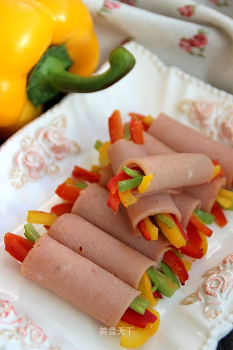 Ham and Pepper Roll recipe